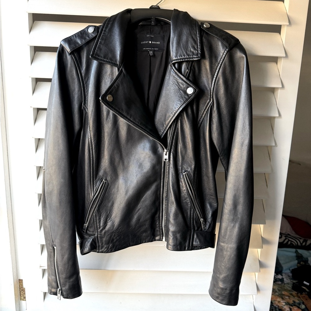 Lucky Brand 100% leather jacket